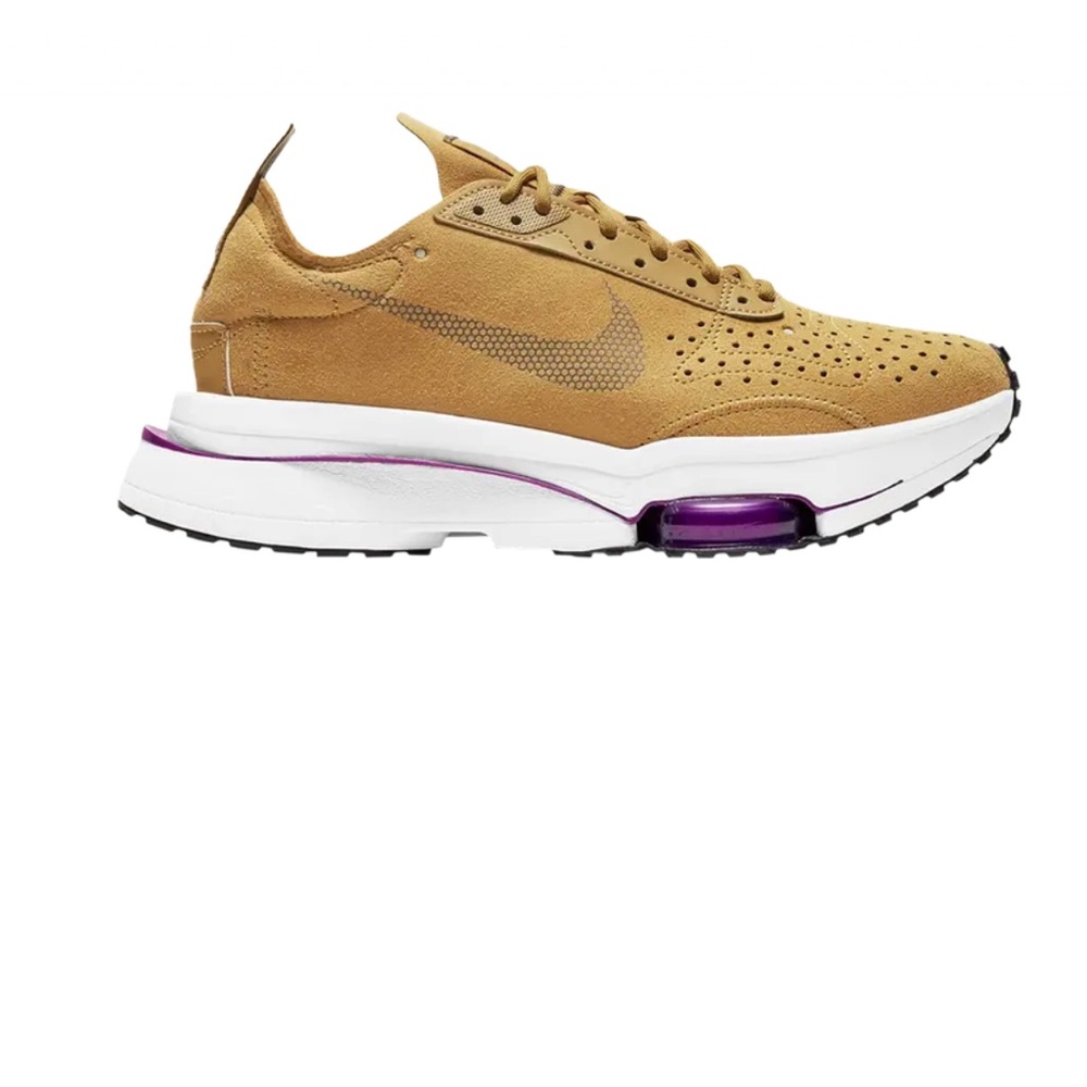 Nike Athletic Shoes in Tan and Purple